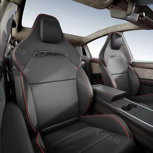 Tesla Model 3 Y Sport Seats Replacement Nappa Leather OEM Foam Full Set Inspired By Model 3 Highland Performance