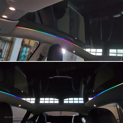 Tesla Model Y Sunroof Streamer Ambient Light