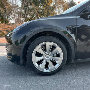 New Tesla Model Y 19" Gemini Wheel Covers Hubcaps Inspired By Model 3 Performance Wheel Caps Rim Protector 4PCS