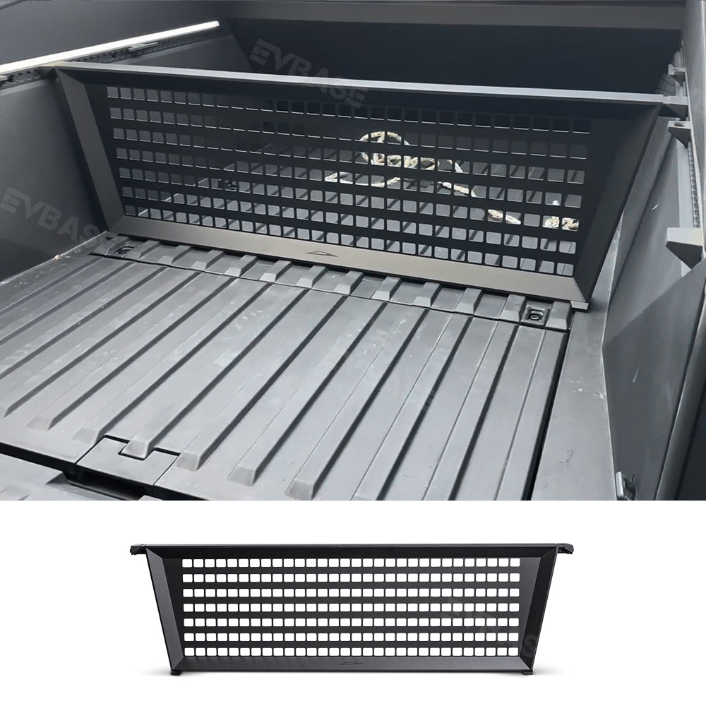 Tesla Cybertruck Vault Cargo Divider MOLLE System Rack Trunk Bed Divider