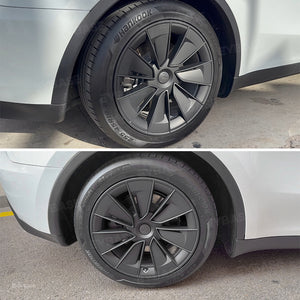 Tesla Model Y 19" Gemini Wheel Covers Hubcaps Inspired By Model 3 Performance Wheel Caps Rim Protector 4PCS