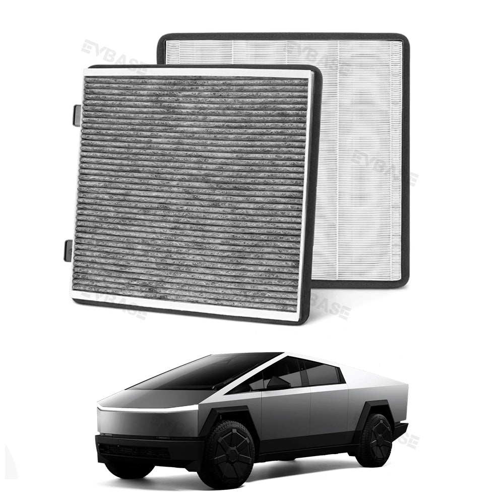 Tesla Cybertruck HEPA Air Filter With Activated Carbon Cabin Filter Replacement EVBASE