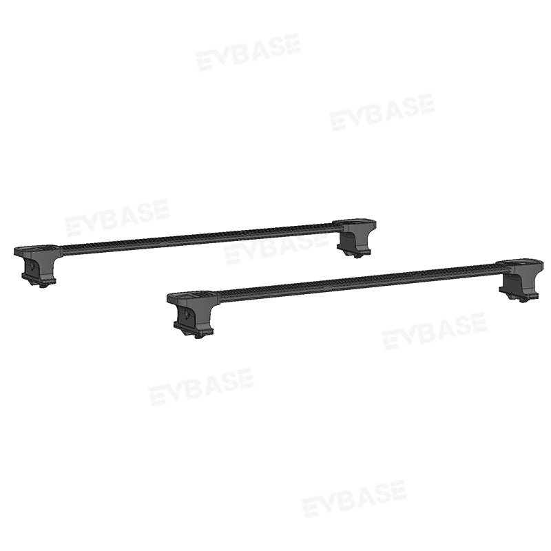 Upgrade Rivian R1T/R1S Cargo Crossbars Lockable Roof Rack Rooftop Cargo Carrier 2PCS EVBASE