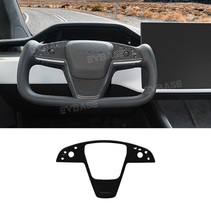 Tesla Model X S Interior Real Carbon Fiber Cover Full Upgrade Kit Plaid Style Overlay Protection Dashboard Center Console