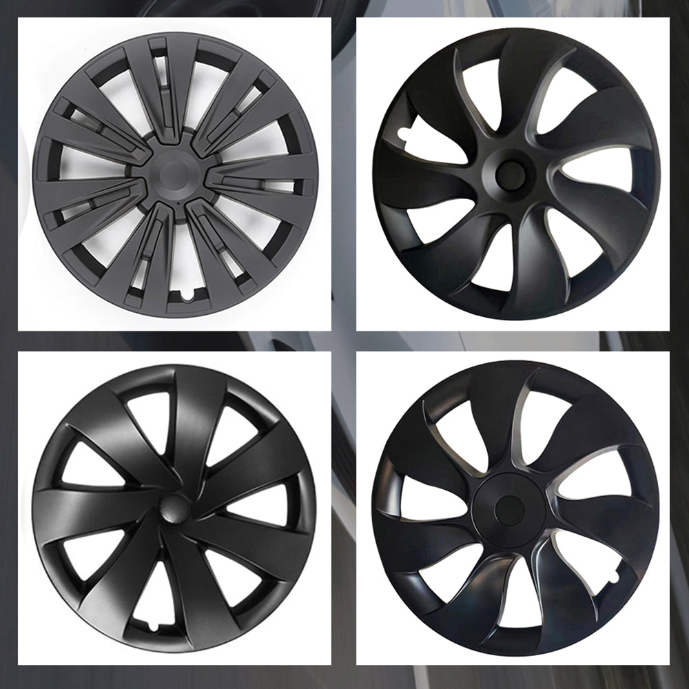 Model 3 Y Hubcaps Wheel Covers Replacement Tesla Wheel Caps Accessories(4 of Set)