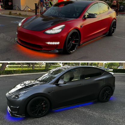 Model 3/Y Chassis Streamer Ambient Lights Underglow Tesla Underbody Light Kit