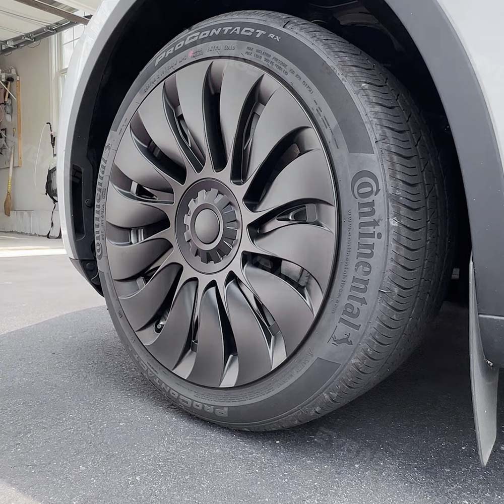 2023 Nuevo modelo Y Überturbine cubiertas de rueda para 19inch Model Y Gemini Wheel Matte 4PCS