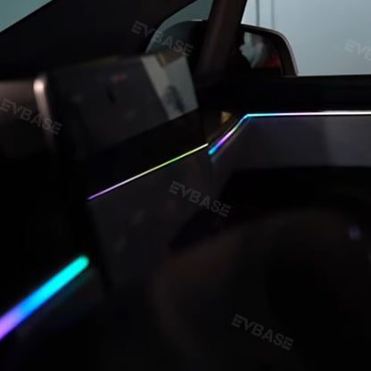 Tesla Model X Ambient Lighting Accessories Laser Carving RGB 128-Colors Tesla Ambient Lighting Kit Model X