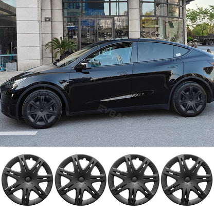 Tesla Model Y Wheel Covers 19 Inch Sport Hubcaps Rim Protector Gemini Wheel Caps Replacement