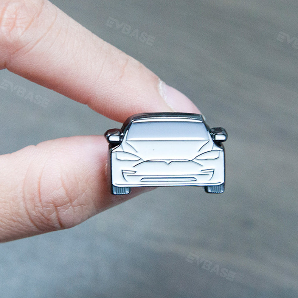 Brooch Pin Tesla Model 3 S X Y Car Model Tie Tack Pins Aluminum Alloy Badge
