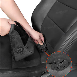 Tesla Cybertruck Neck & Lumbar Pillow Neck Support Seat Chair Headrest With Embroidered Logo Adjustable Strap 2PCS