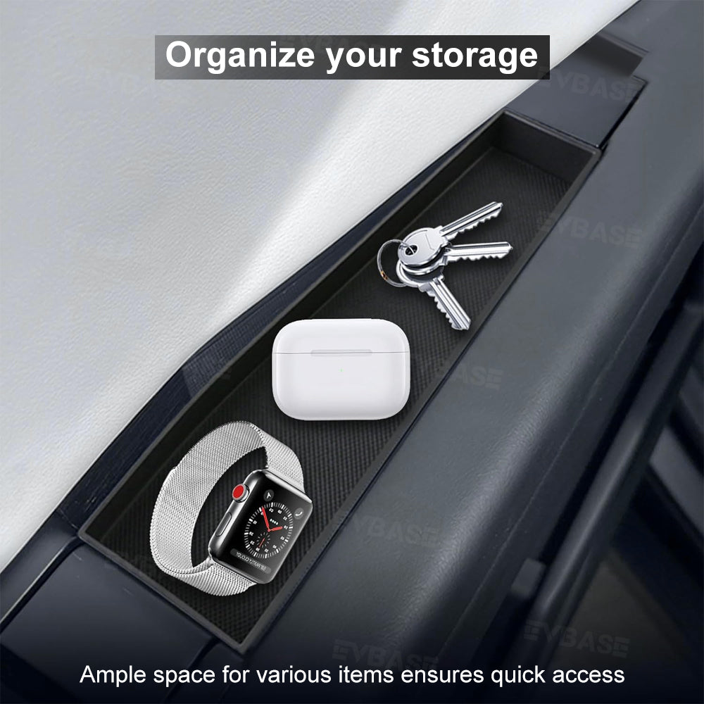 Tesla Cybertruck Door Side Storage Box ABS Door Organizer Tray for Cybertruck Front Door