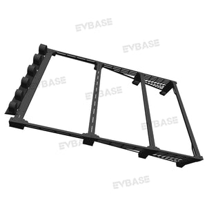 Tesla Cybertruck Rooftop Platform  Rack Exterior Accessories With Spotlight Headlight Lighting Bar EVBASE