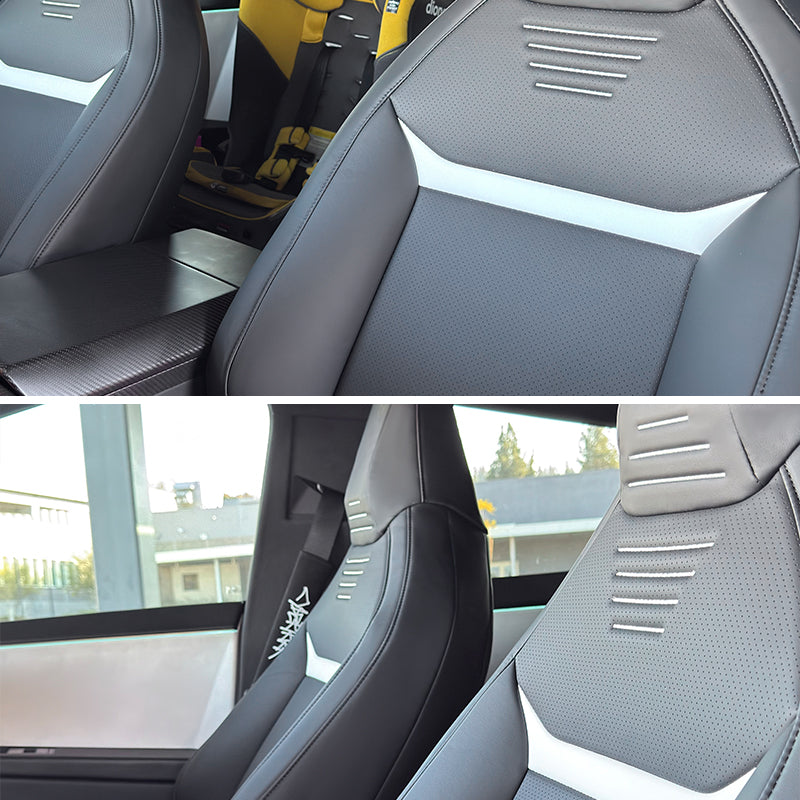 Cybertruck Custom Seat Covers NAPPA Leather All-Inclusive Seat Protector Gen 4.0 Tesla Interior Accessories