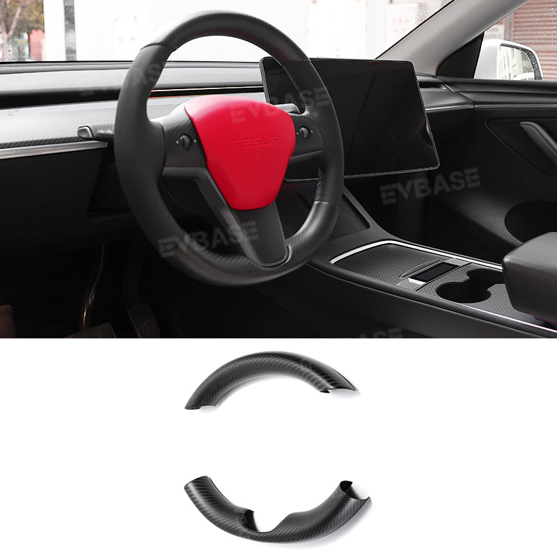 Tesla Model Y 3 Full Interior Carbon Fiber Upgrade Kit Real Molded Carbon Fiber Cover Wrap Trim Overlay Protection