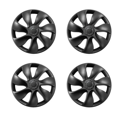 Model Y 19 inch Überturbine Wheel Cover Turbine Wheel Cap Model Y Matte Black 4PCS