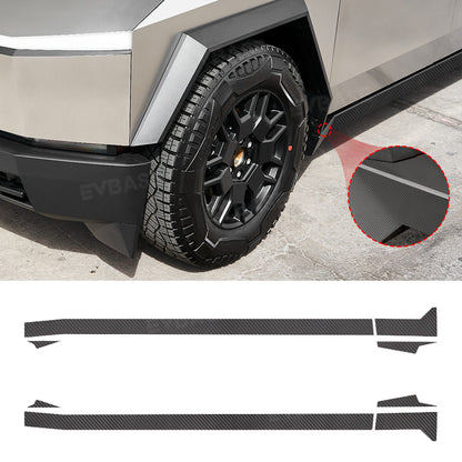 Tesla Cybertruck Rocker Panel Vinyl Wrap DIY Kit Side Body Protection Overlay Textured Spray Look