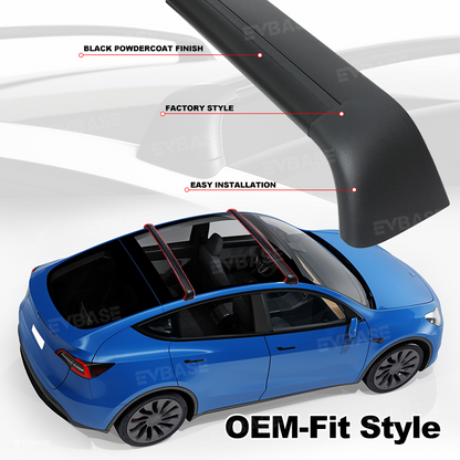 Tesla Model 3 Y Crossbar Roof Rack Lockable Cargo Carrier 2PCS