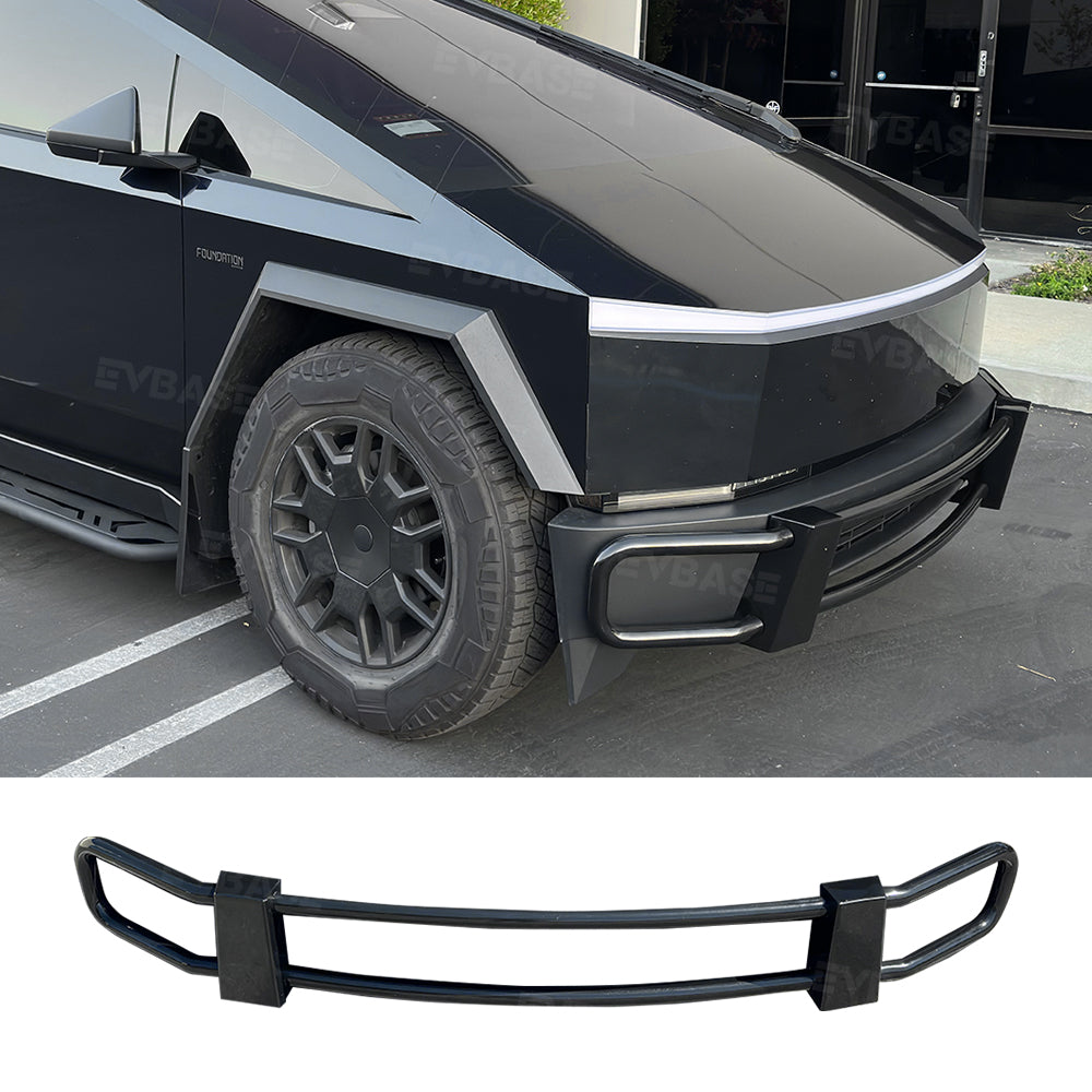 Tesla Cybertruck Front Bumper Bull Bar Grille Guard Push Bar EVBASE