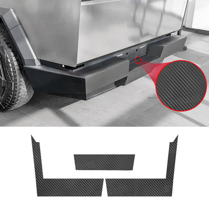 Tesla Cybertruck Tailgate Step Vinyl Wrap Cover Rear Bumper Truck Bed Cap Protective Trim Sticker