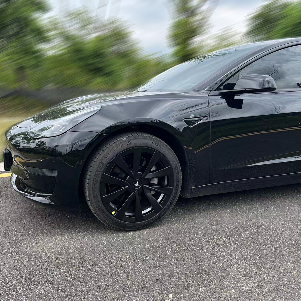 EVBASE Tesla Model 3 Wheel Covers 18inch Wheel Caps Inspired by Model 3 Sport Wheels