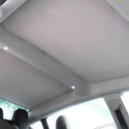 EVBASE Tesla Model 3 Y Roof Parasol 2023 Nueva actualización Glass Roof Roof Sun Shade