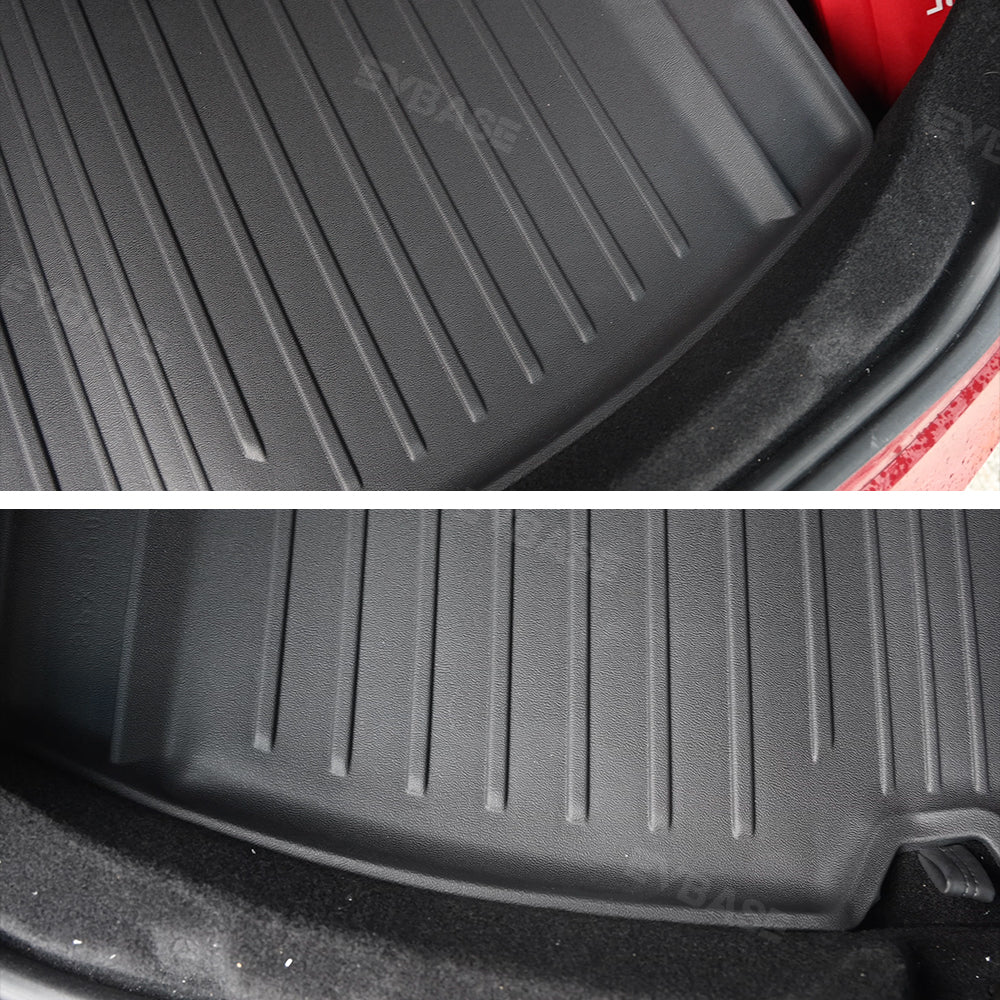 Tesla Model 3 Highland Cargo Mat Trunk Frunk Liners(Set of 3)