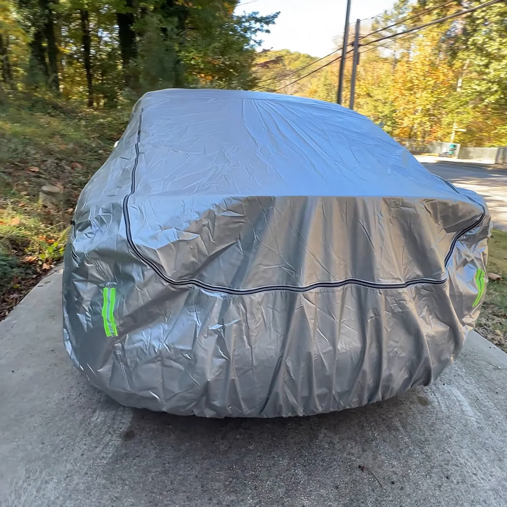 Tesla Model 3 X Y Full Car Cover Waterproof All Weather Protection Snow Proof Windproof Outdoor Car Covers