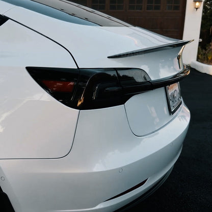 Tesla Model 3 Spoiler Real Carbon Fiber Rear Spoiler Model 3 Performance Version Spoiler Glossy