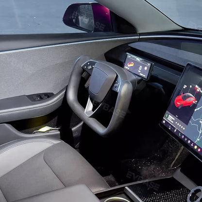 New Model 3 Highland Yoke Steering Wheel Inspired by Tesla Model X/S Yoke Style EVBASE