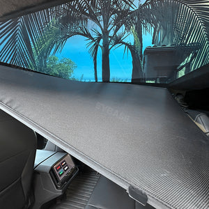 Tesla Cybertruck Glass Roof Sunshade Foldable Ice Crystal Coating Heat Insulation Sun Visor