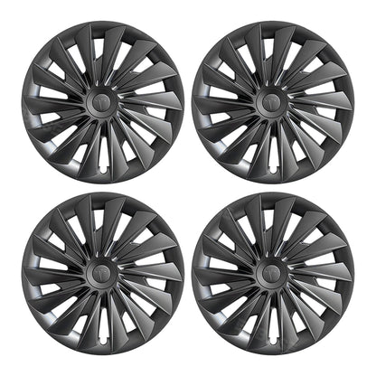 Model 3 Highland Wheels Covers Hub Caps Matte Black 18inch for Tesla Exterior Accessories EVBASE