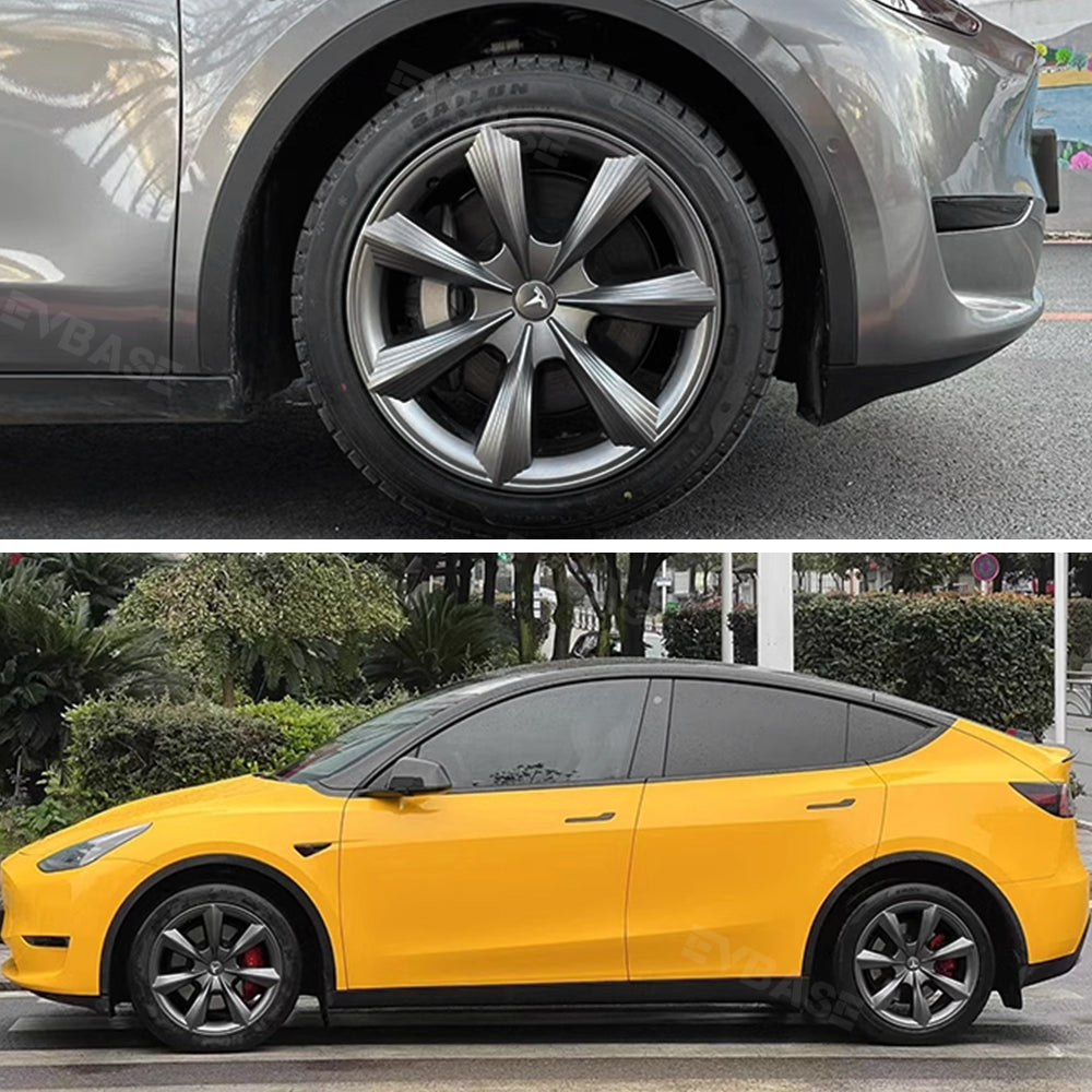 50%OFF - Tesla Model Y Wheel Covers 19Inch Blade Style Hubcaps ABS Wheel Rim Cover Replacement