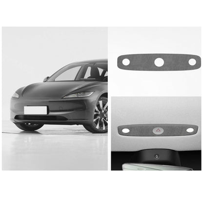 EVBASE Tesla Model 3 Highland Alcantara Reading Light Cover Sticker Dome Lamp Trim Panel