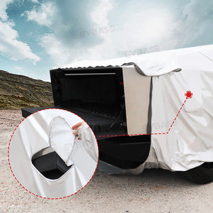 Tesla Cybertruck Full Car Covers Waterproof Sliver Coating All Weather Outdoor Protection Exterior Accessories