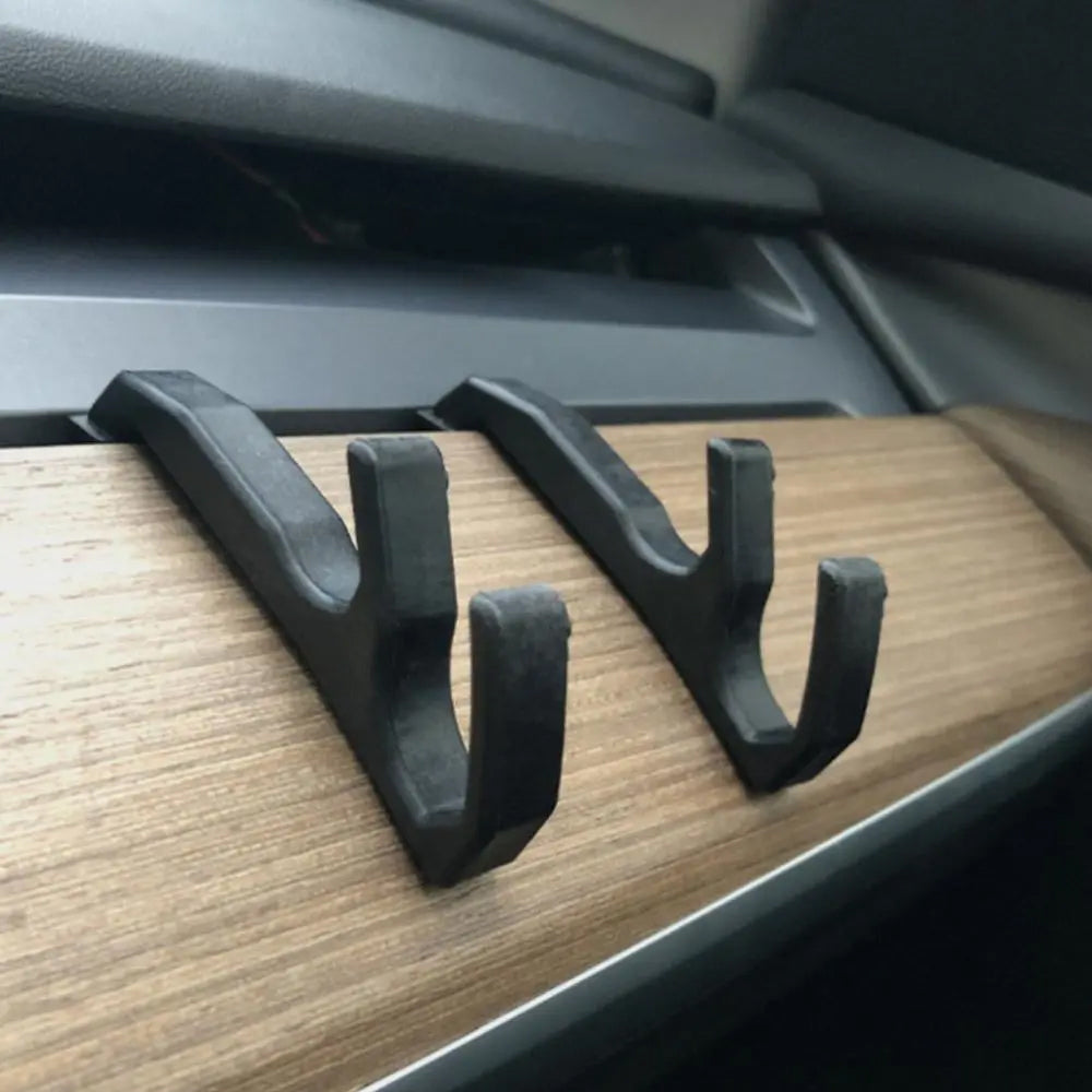 Tesla Model 3 Y Air Vent Hooks Dashboard Hanger Organizer Holder Vehic -  EVBASE-Premium EV&Tesla Accessories
