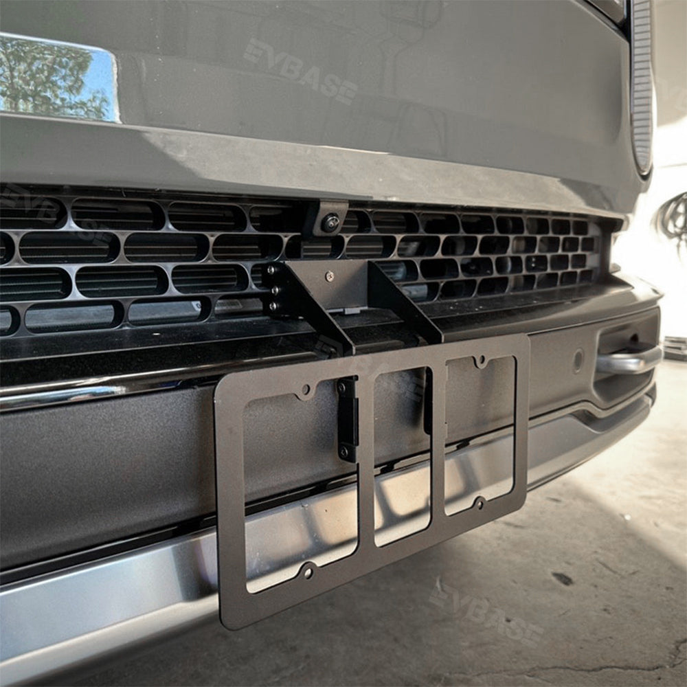 Rivian License Plate Holder R1T R1S License Plate Mount Kit No Drilling For Rivian Exterior Accessories