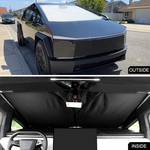 Tesla Cybertruck Windshield Sunshade Foldable Front Window Sun Visor