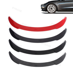 Tesla Model 3 Sport Spoiler Wing ABS Rear Trunk Lid Splitter EVBASE