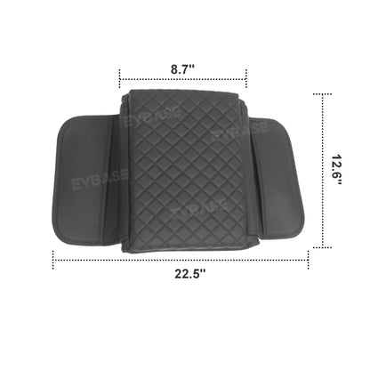 Tesla Cybertruck Center Console Armrest Cover Leather Protector With Side Pockets