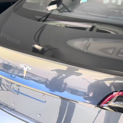 Karbonfaser Tesla Spoiler Modell Y 3 Spoilerflügel aus echtem Karbonfaser