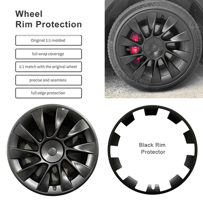 Tesla Model Y Wheel Rim Protector Rimcase 4Pcs for Tesla 20Inch Induction Wheel Rim Guard