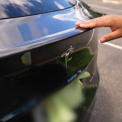 Carbon Fiber Tesla Spoiler Model Y/3 Real Carbon Fiber Spoiler Wing