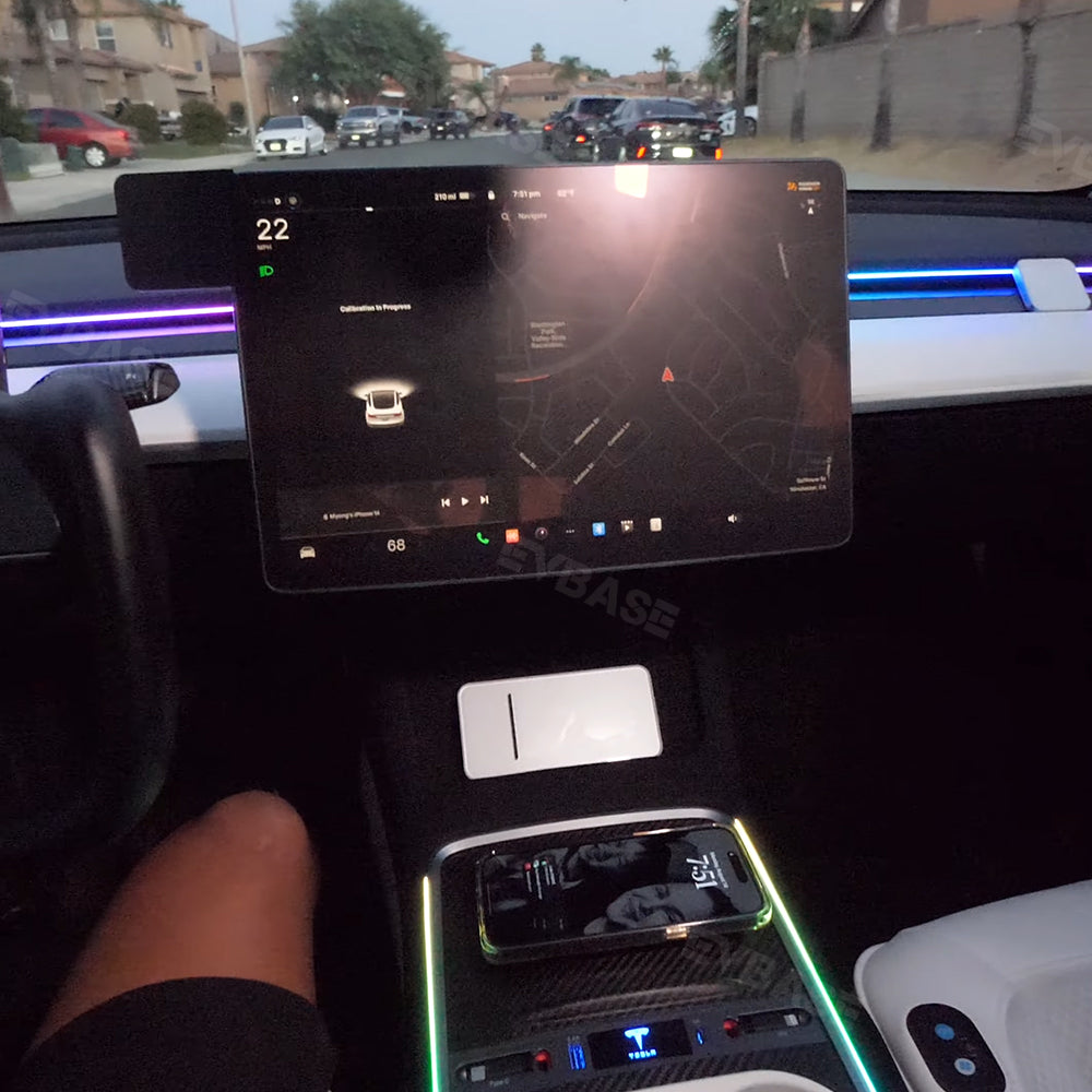 EVBASE Model 3 Y Dashboard Streamer Ambient Light