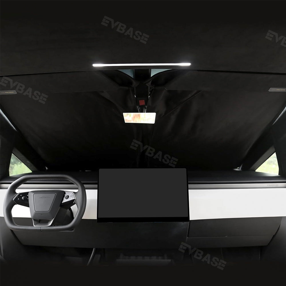 Tesla Cybertruck Windshield Sunshade Foldable Front Window Sun Visor