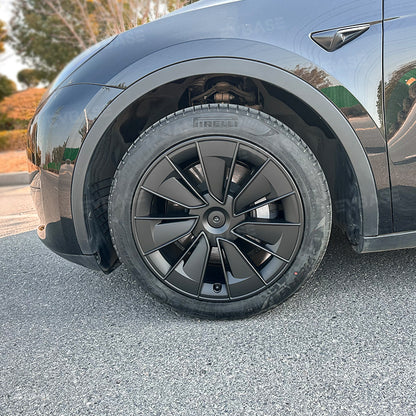 Tesla Model Y 19" Gemini Wheel Covers Hubcaps Inspired By Model 3 Performance Wheel Caps Rim Protector 4PCS