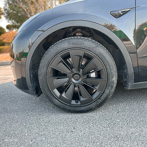 New Tesla Model Y 19" Gemini Wheel Covers Hubcaps Inspired By Model 3 Performance Wheel Caps Rim Protector 4PCS