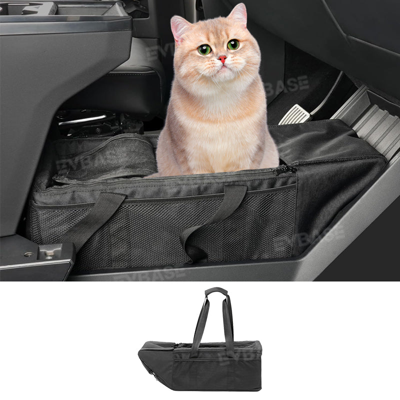 Tesla Cybertruck Center Console Pet Carrier Bag Soft Dog Cat Carrier Travel Outdoor Camping