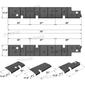 2025 R1S R1T Rock Sliders Nerf Bars Side Step Underbody Protection Running Boards With Lower Rocker Armor Panels For Rivian