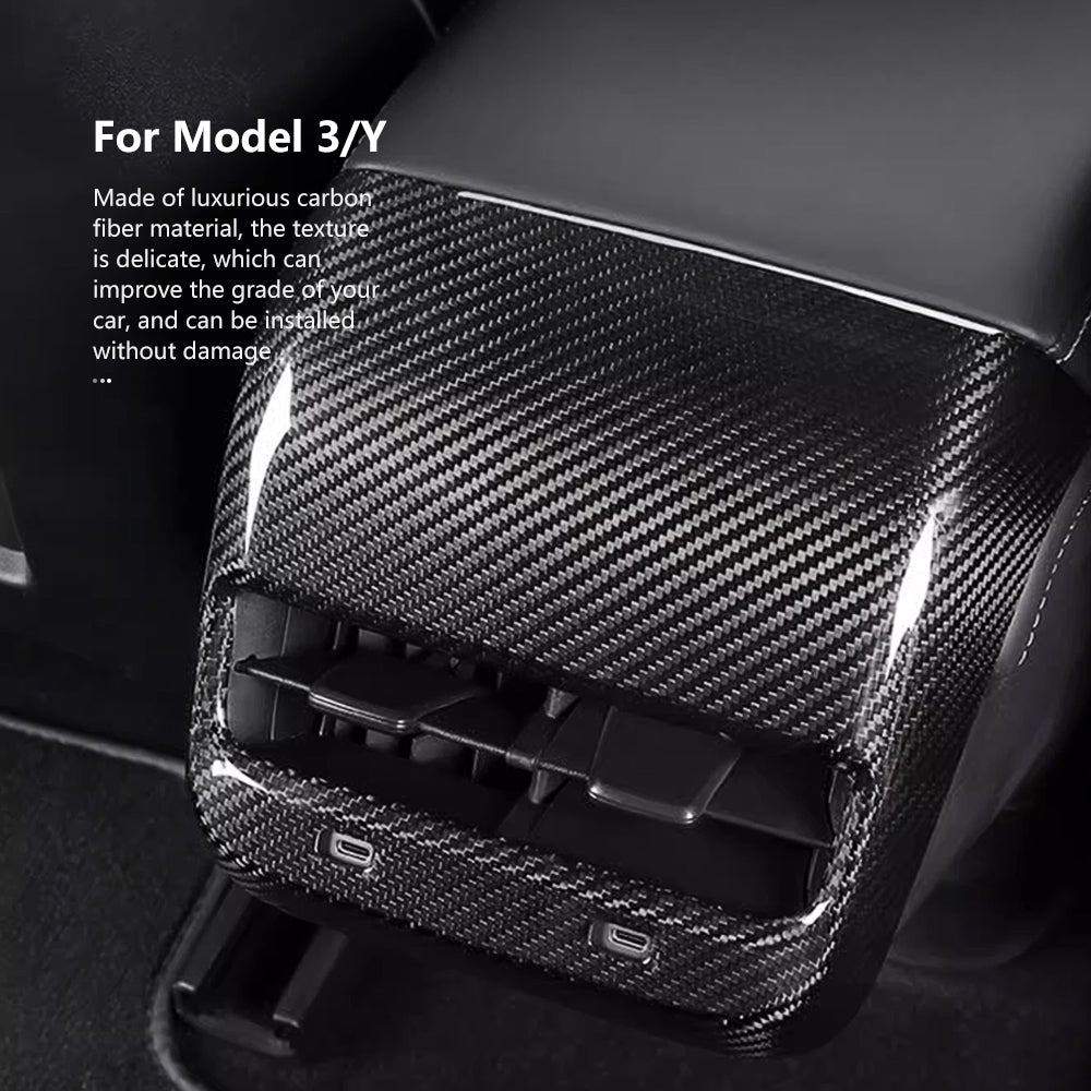 Rear Air Vent Cover For Tesla Model 3 Y Air Conditioning Outlet